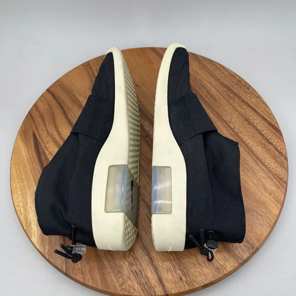 Nike Air Fear of God Moccasin Moc Shoes Mens Size 11.5 Black Athletic Sneakers
